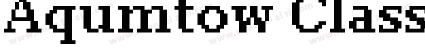 Aqumtow Classic字体转换